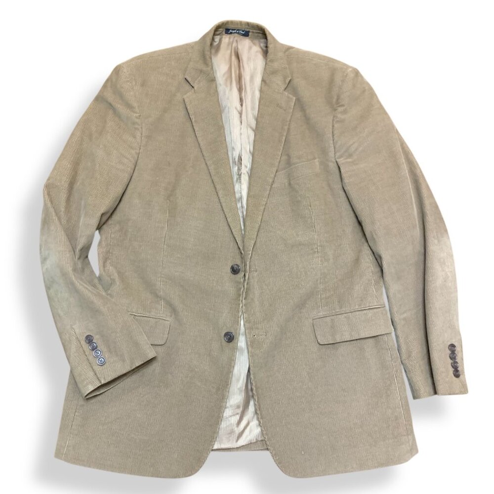 Vintage Joseph and Feiss Men’s Tan  Corduroy Western Blazer Sports Jacket Sz 44L